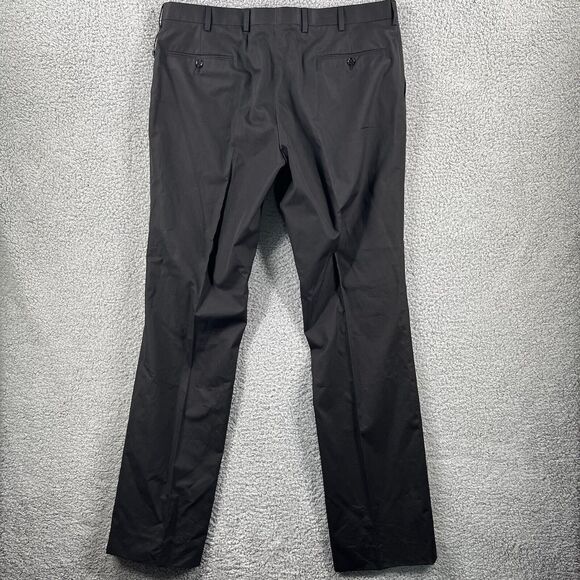 Ralph Lauren Designer Dress Pants Black Pleated Men's Size 38x35 NWT $395 MSRP - Picture 4 of 4